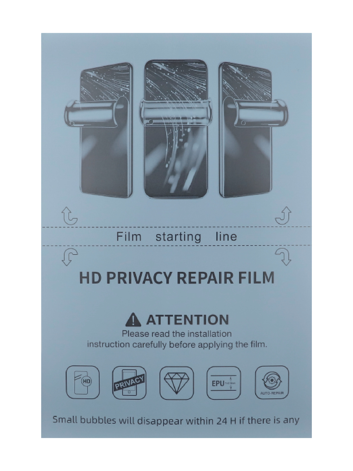 HD Privacy Film, 0.18 mm