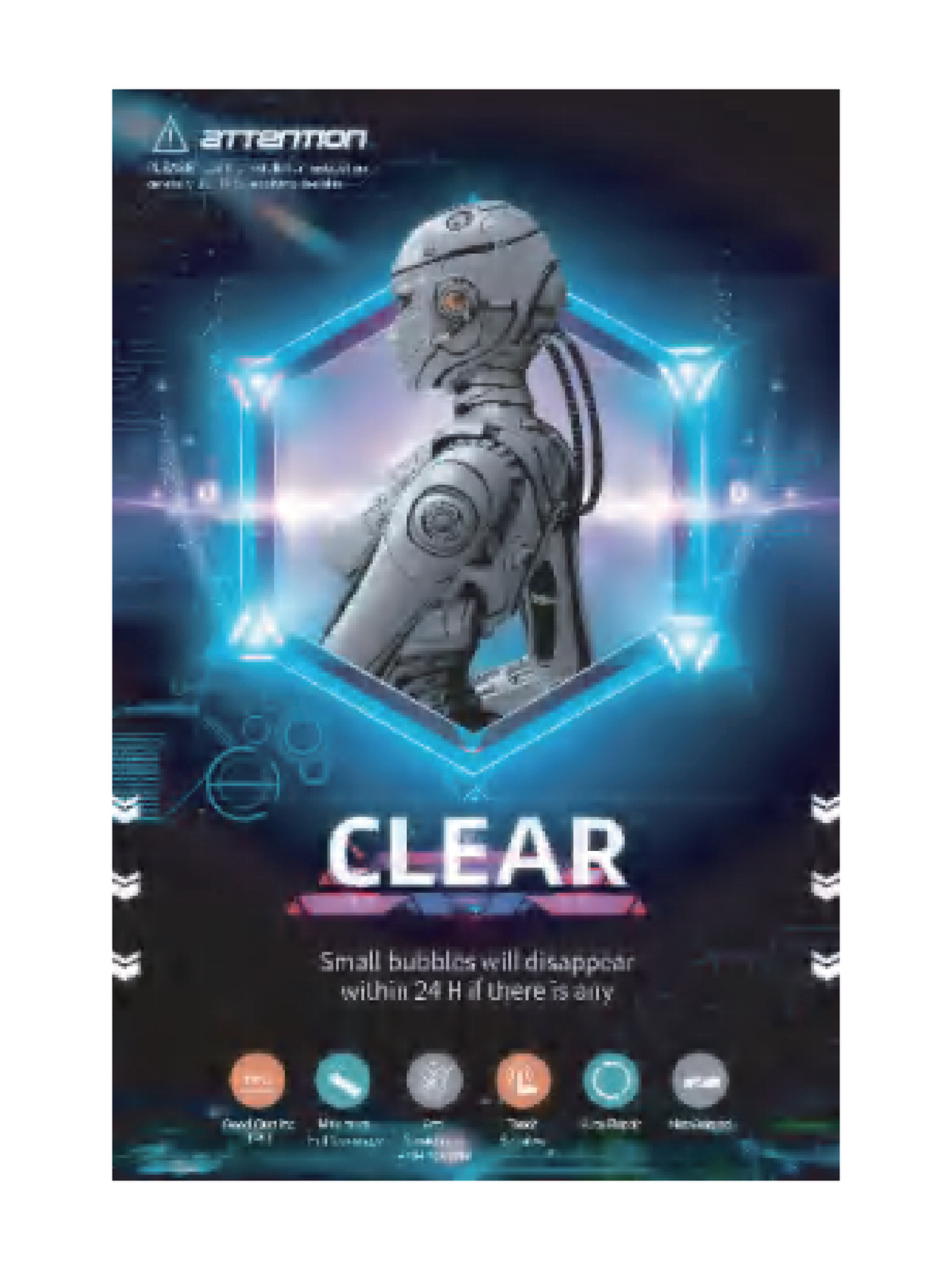 TPU HD Clear Film, Chinese material, 0.17 mm