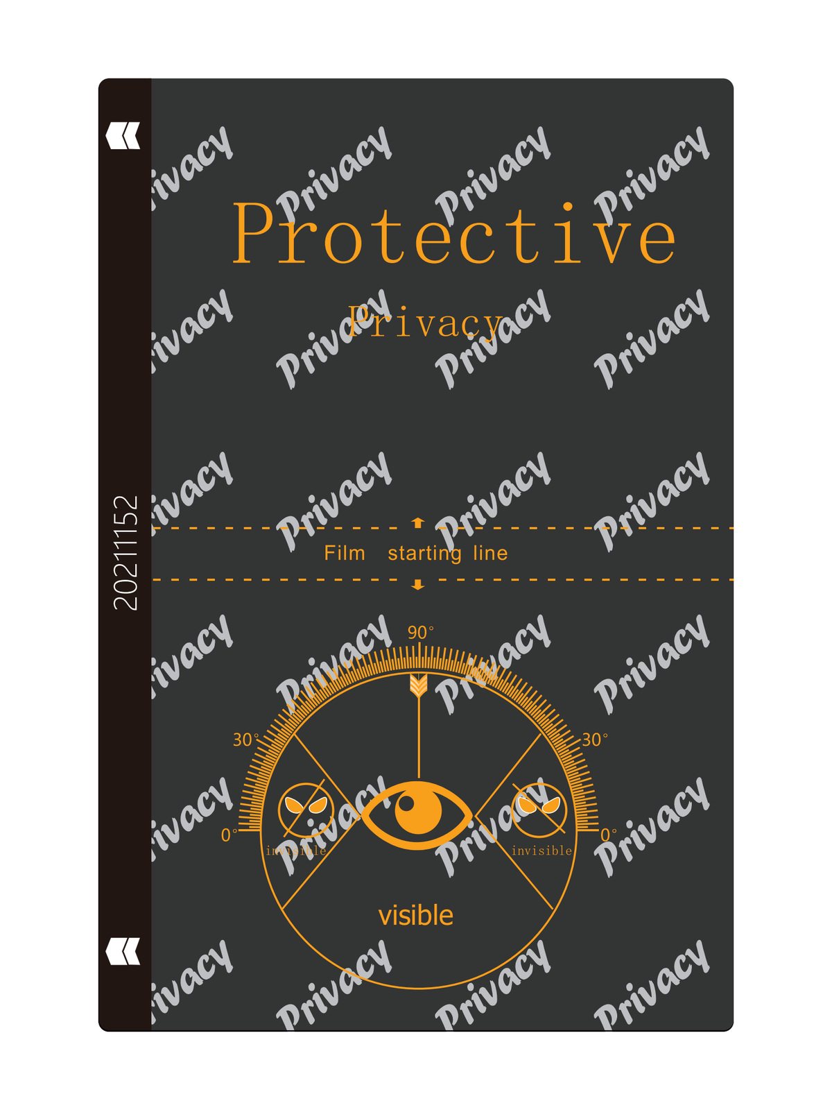 TPU Matte Privacy Film, Korean material, 0.15 mm